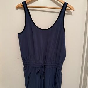 Athleta Blue Sleeveless Jumpsuit
